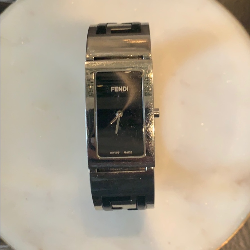 FENDI logo cuff watch